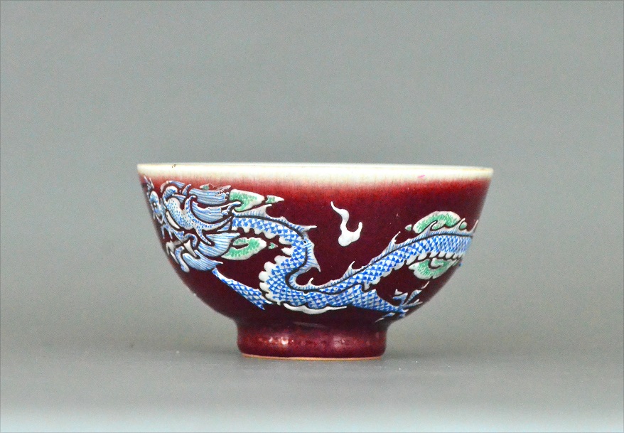 Red bowl Qing Dynasty